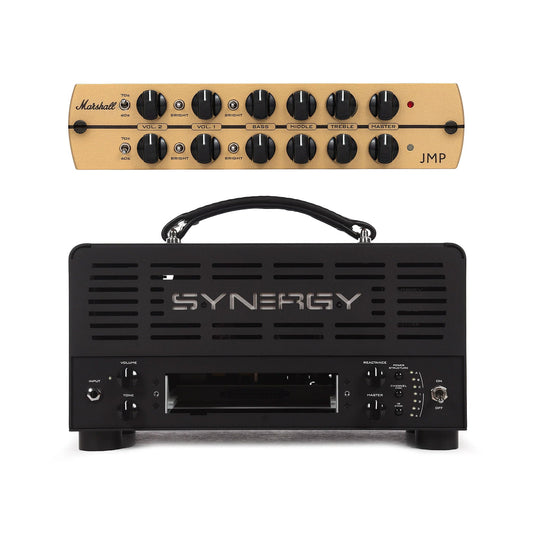 Synergy SYN-20IR 20w 3-Channel Preamp Module Platform Amp Head and Marshall JMP Tube Preamp Module Bundle