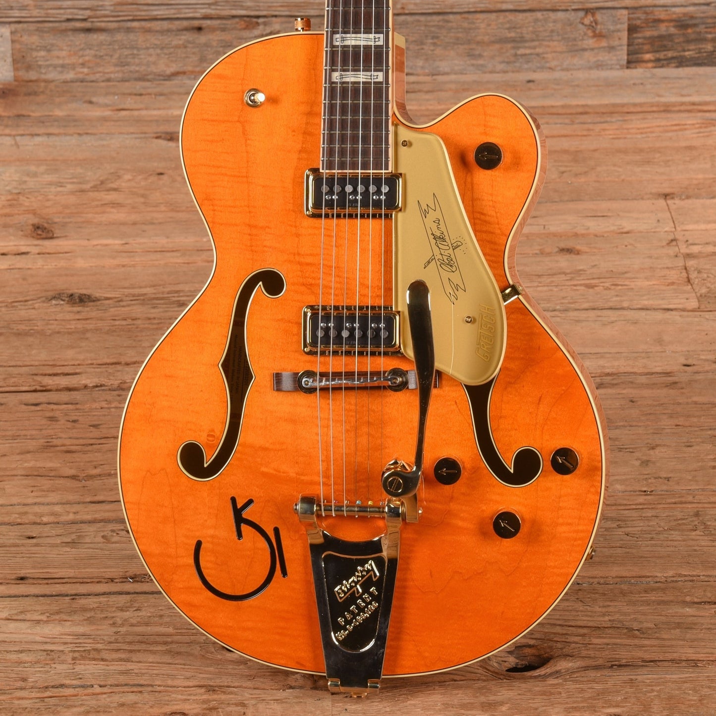 Gretsch G6120T-55 Vintage Select Chet Atkins Orange Stain 2022