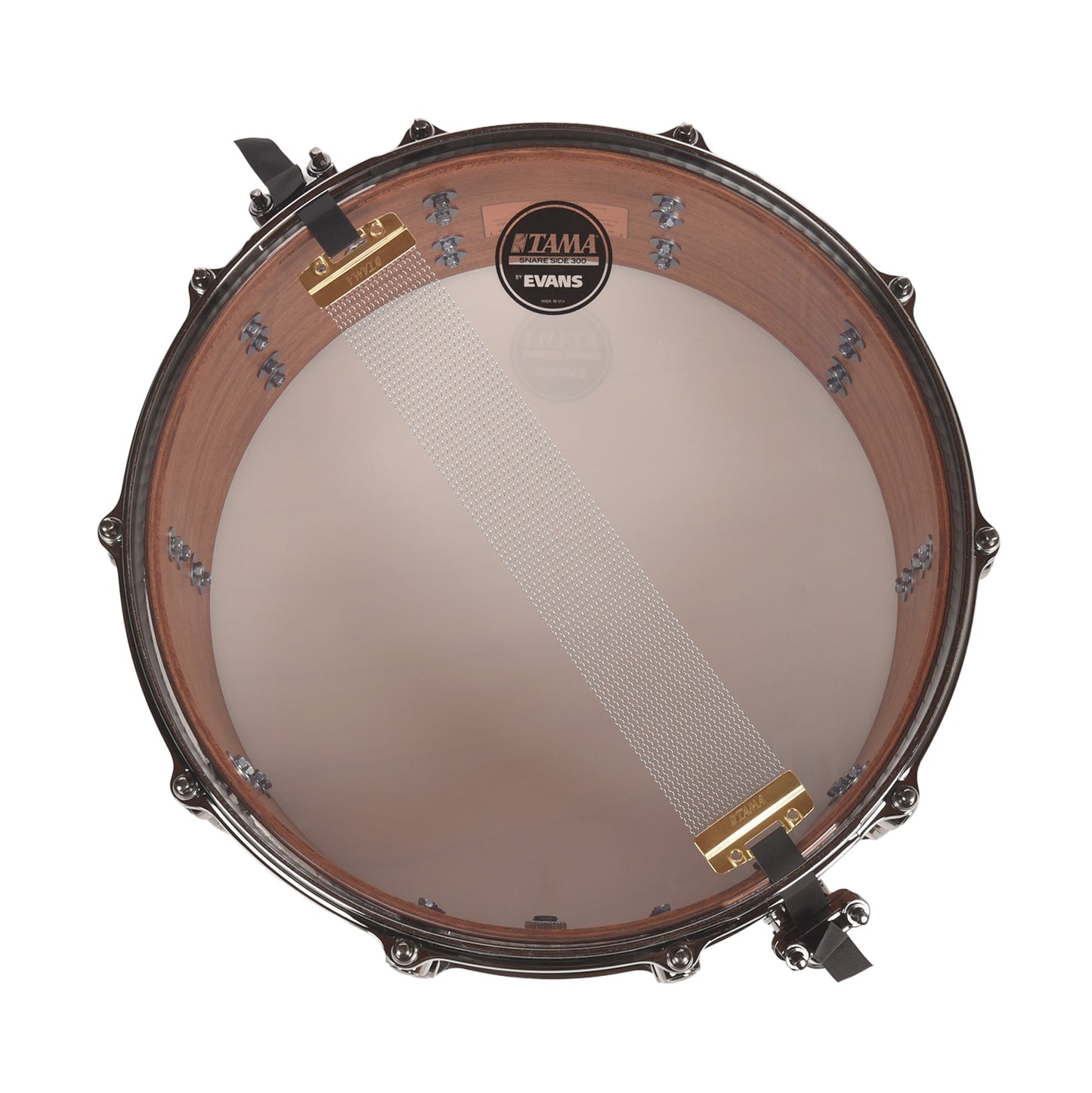 TAMA Starclassic Bubinga 14"x6.5" Snare Drum Limited Figured Gloss African Cherry
