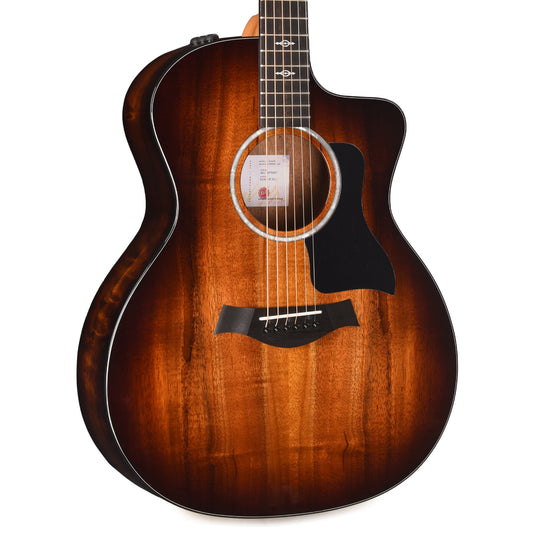 Taylor 224ce-K DLX Grand Auditorium Hawaiian Koa Shaded Edgburst ES2