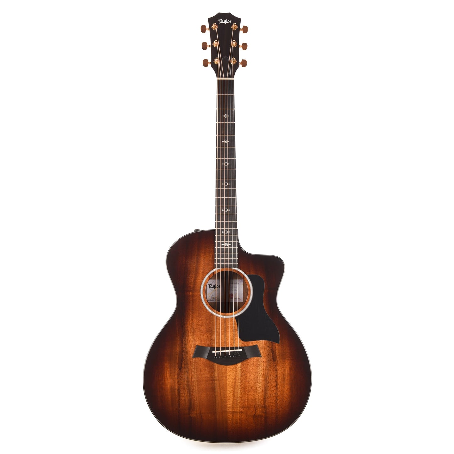 Taylor 224ce-K DLX Grand Auditorium Hawaiian Koa Shaded Edgburst ES2