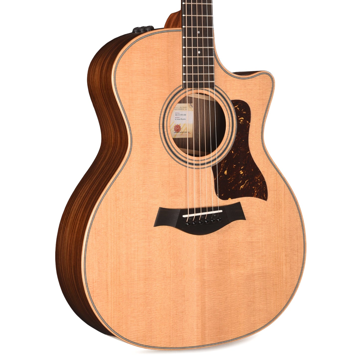 Taylor 414ce Studio Grand Auditorium Torrefied Sitka/Indian Rosewood Natural Top ES2