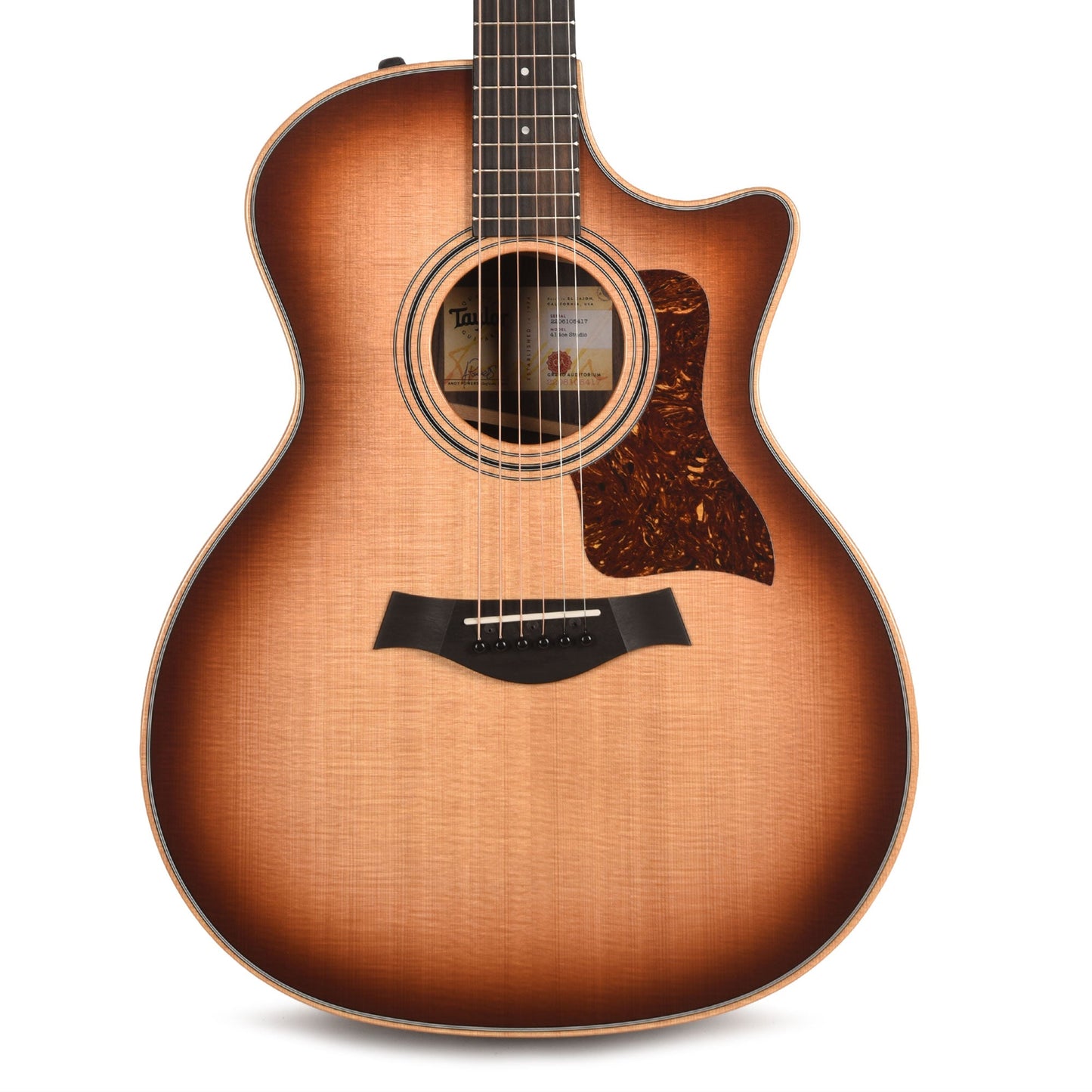 Taylor 414ce Studio Grand Auditorium Torrefied Sitka/Indian Rosewood Shaded Edgeburst Top ES2