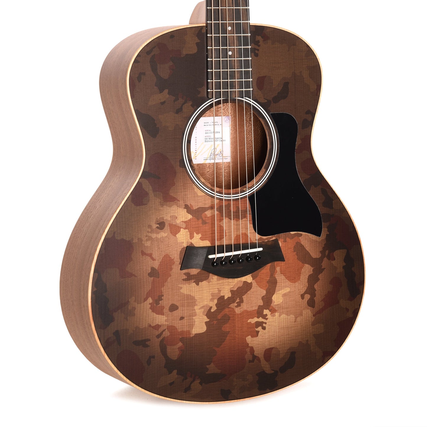 Taylor Special Edition Guitars 4 Vets GS Mini Torrefied Spruce/Sapele Camo