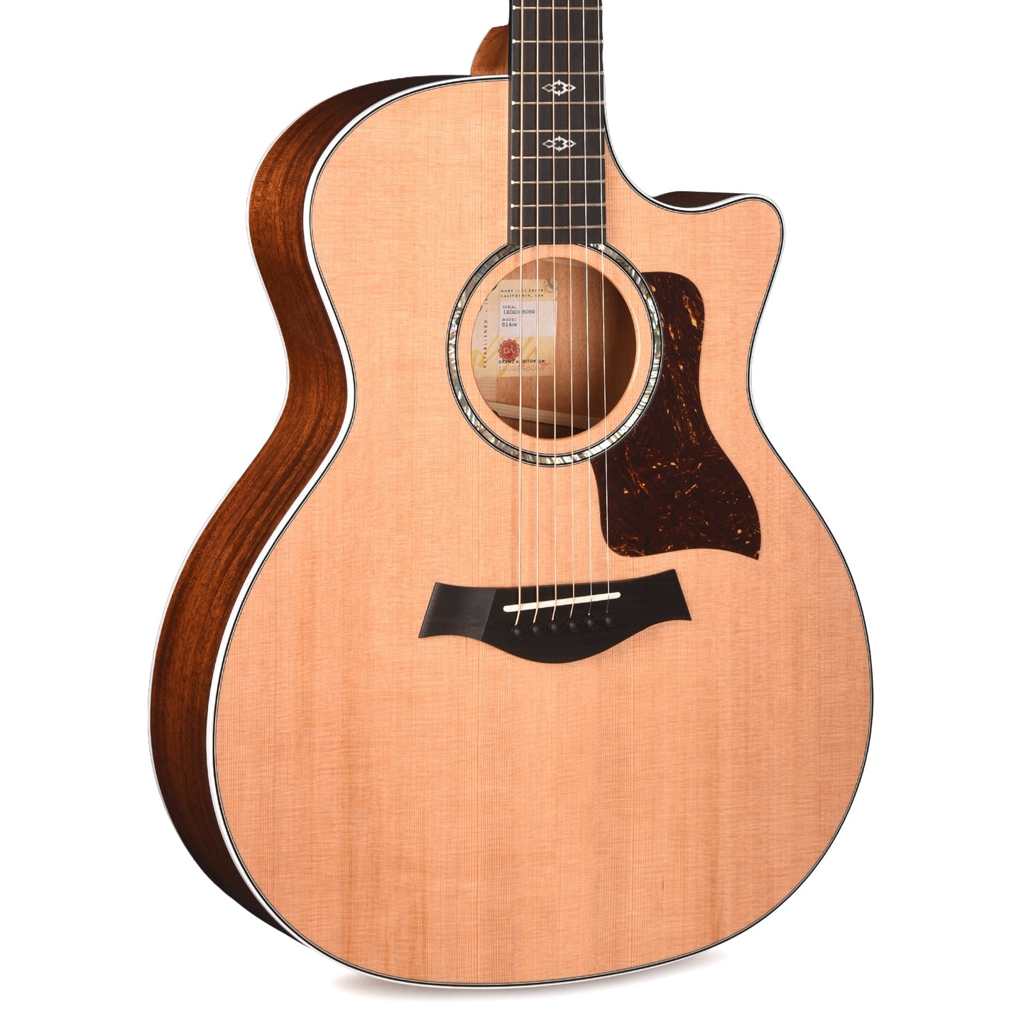 Taylor Next Generation 514ce Grand Auditorium Western Red Cedar/Neo-Tropical Mahogany Natural w/Claria Pickup
