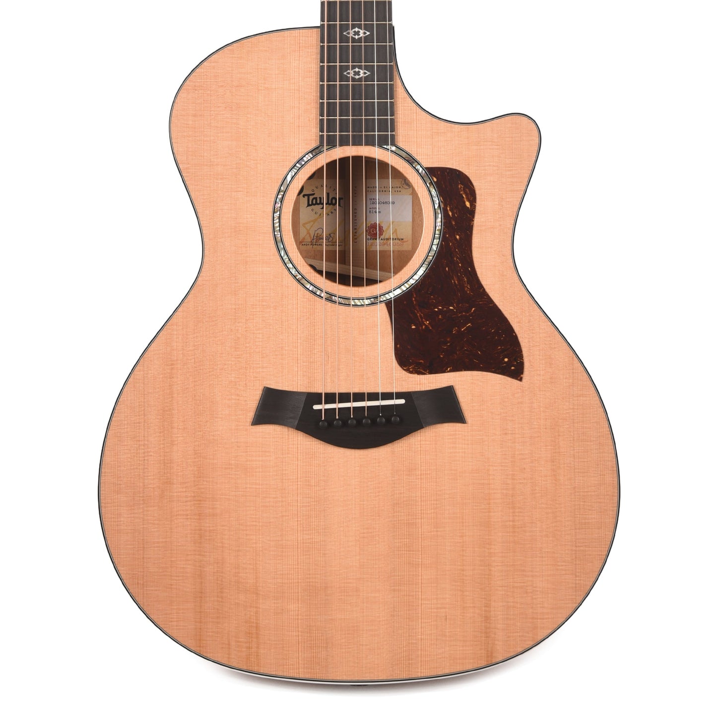 Taylor Next Generation 514ce Grand Auditorium Western Red Cedar/Neo-Tropical Mahogany Natural w/Claria Pickup