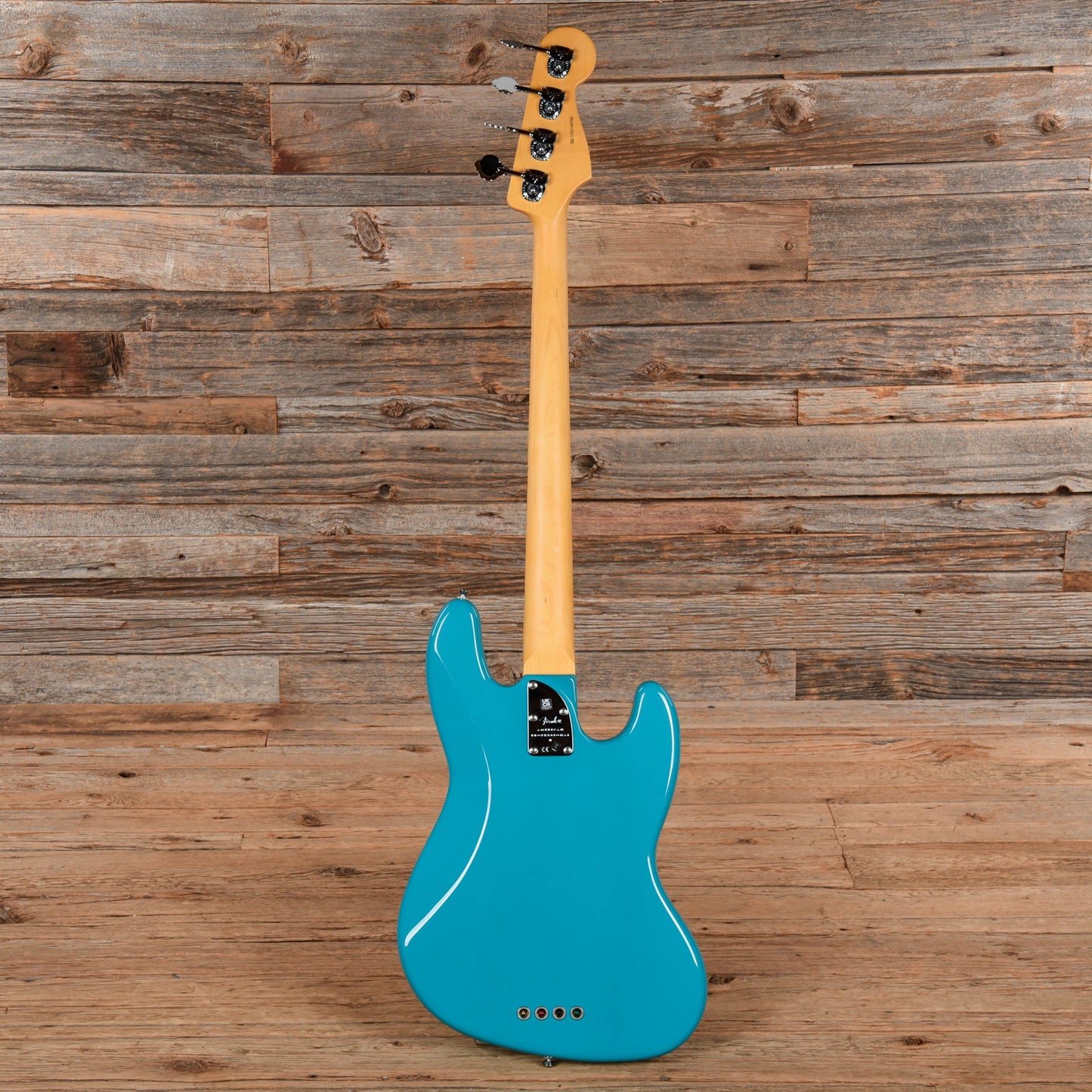 Fender American Professional II Jazz Bass Miami Blue 2022 LEFTY