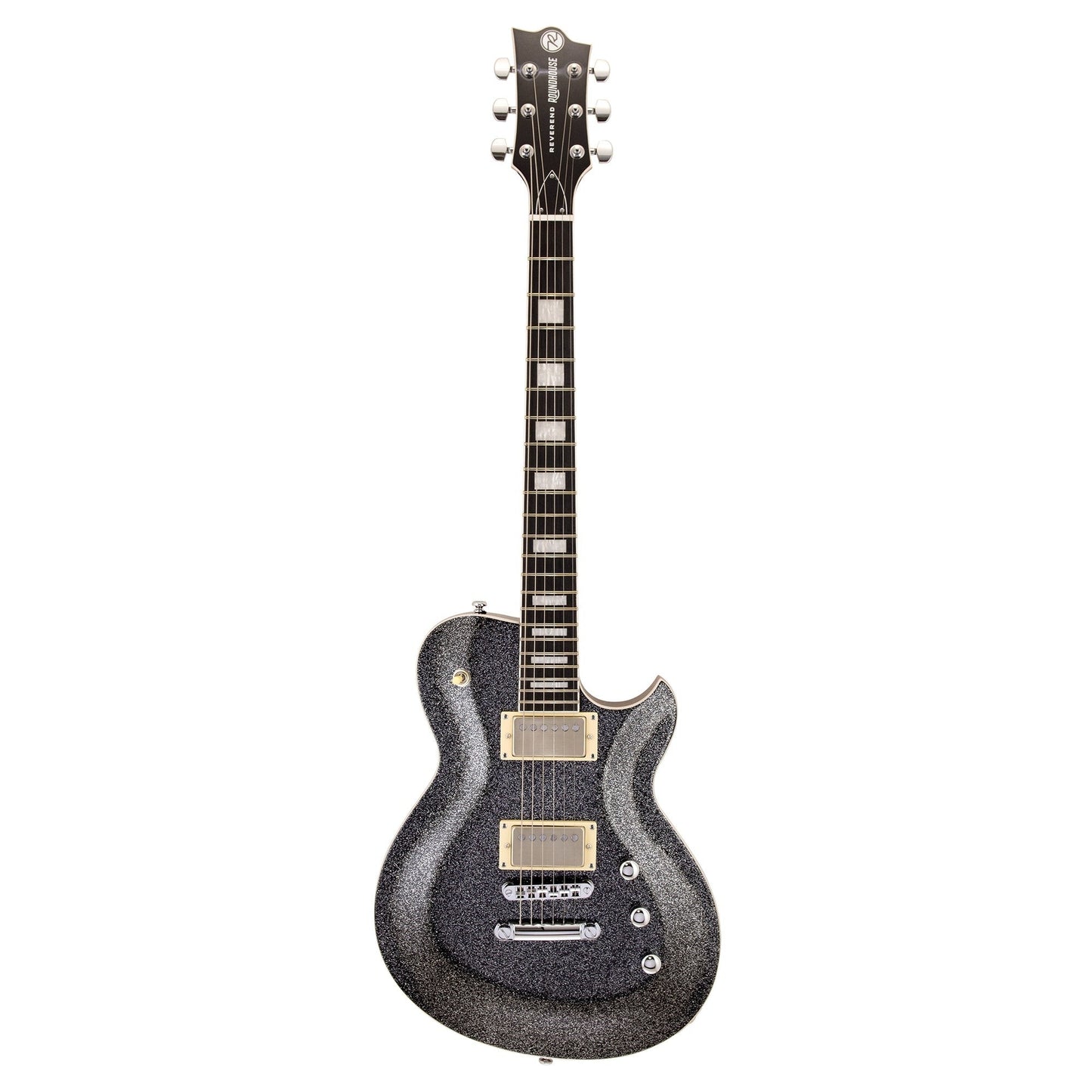 Reverend Roundhouse HH Electric Guitar Black Sparkle