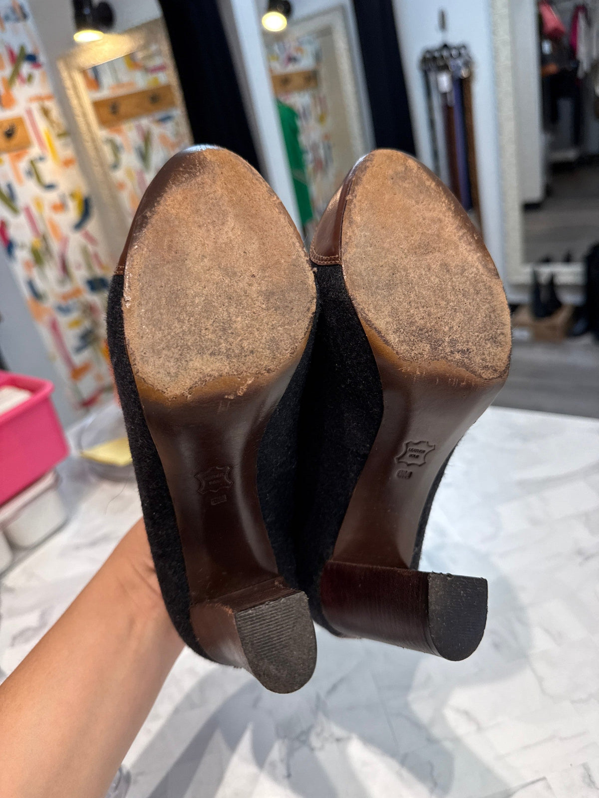 Tory Burch Brown/Gray Shoes, 6
