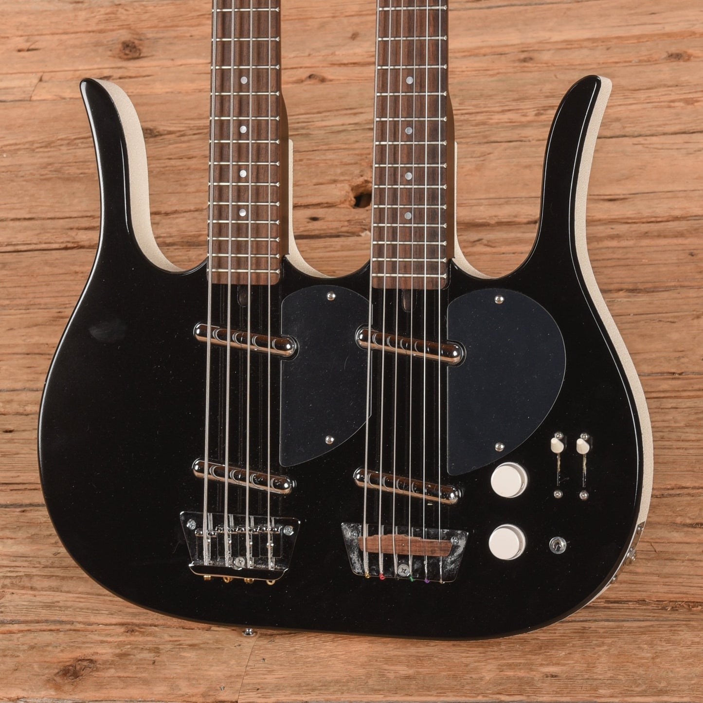 Jerry Jones Neptune Double Neck Black