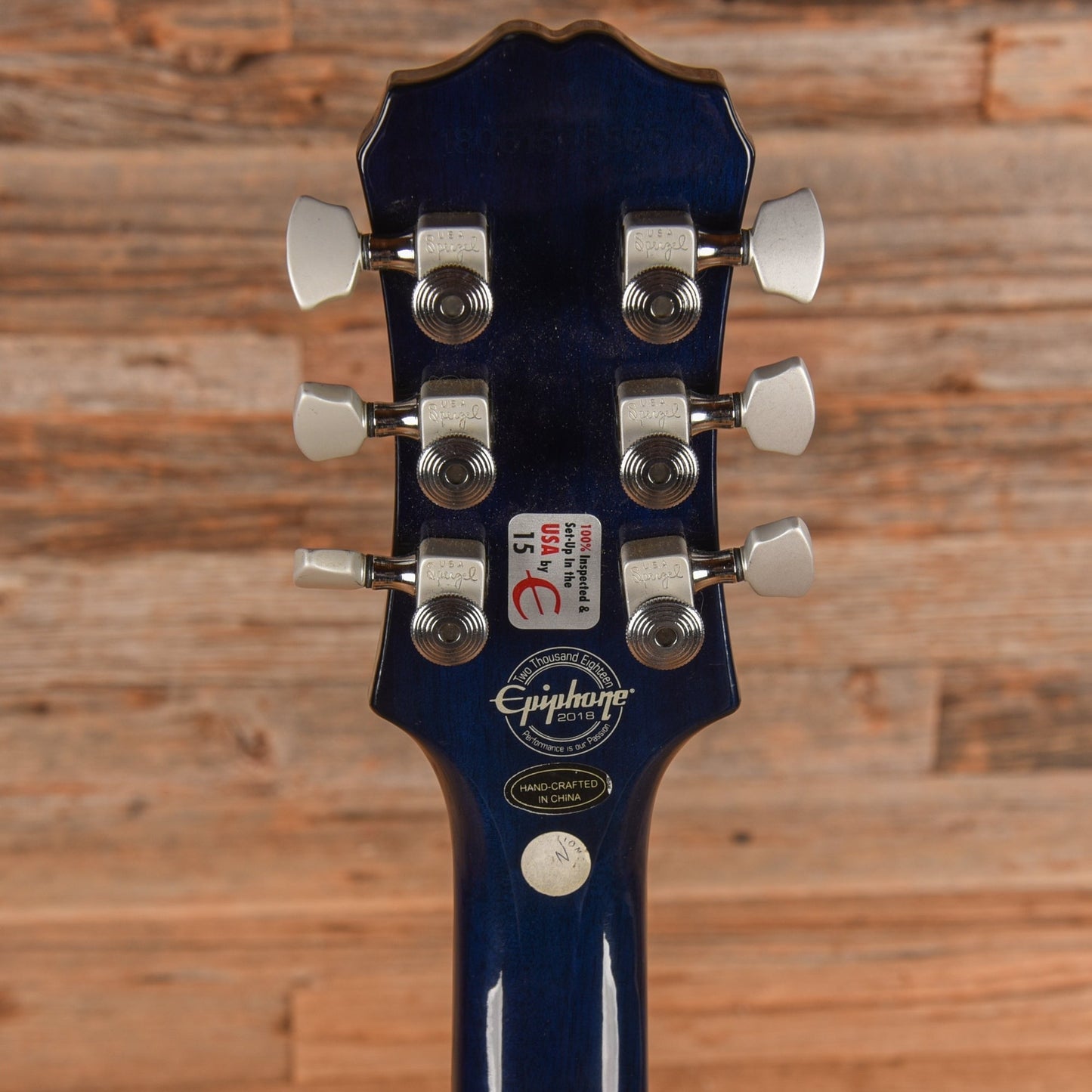Epiphone Les Paul Standard Plus Top Pro Blueberry 2018