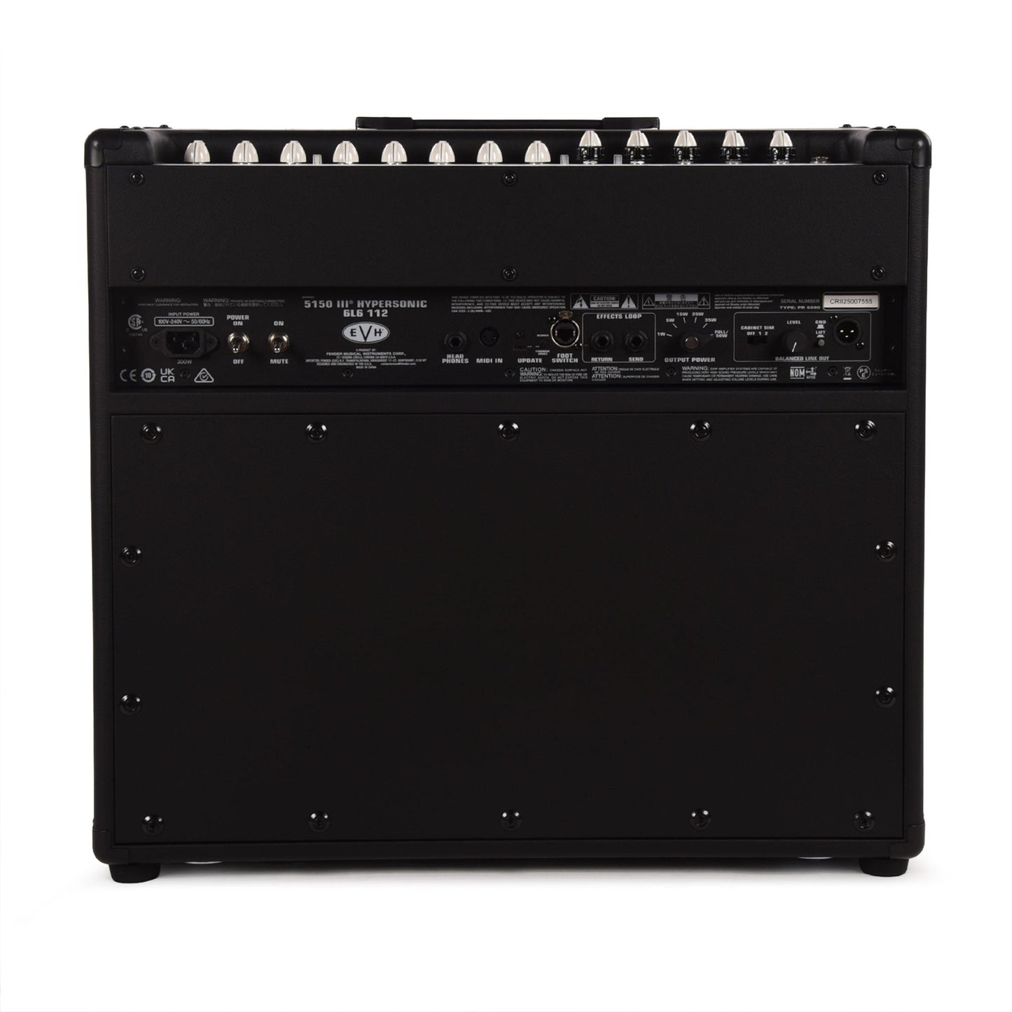 EVH 5150III Hypersonic 50w 1x12 Combo Amp Black