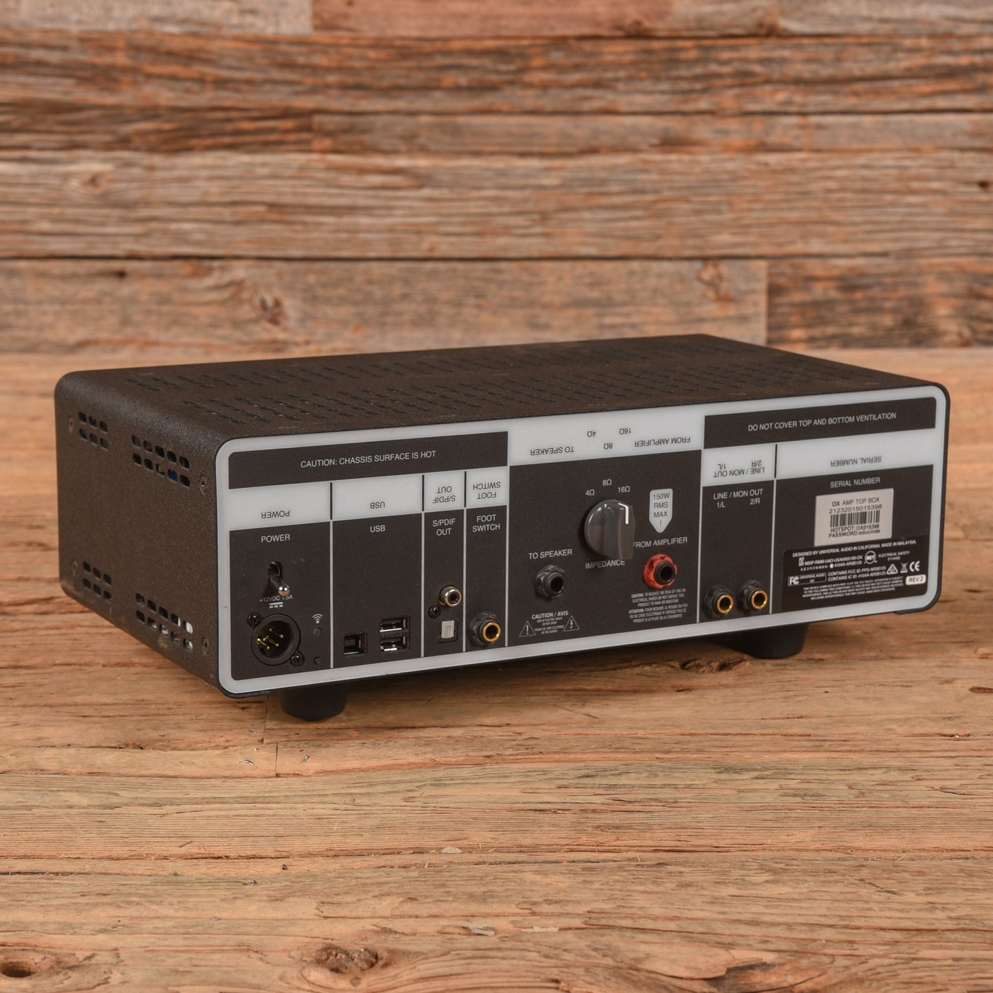 Universal Audio Ox Amp Top Box Attenuator
