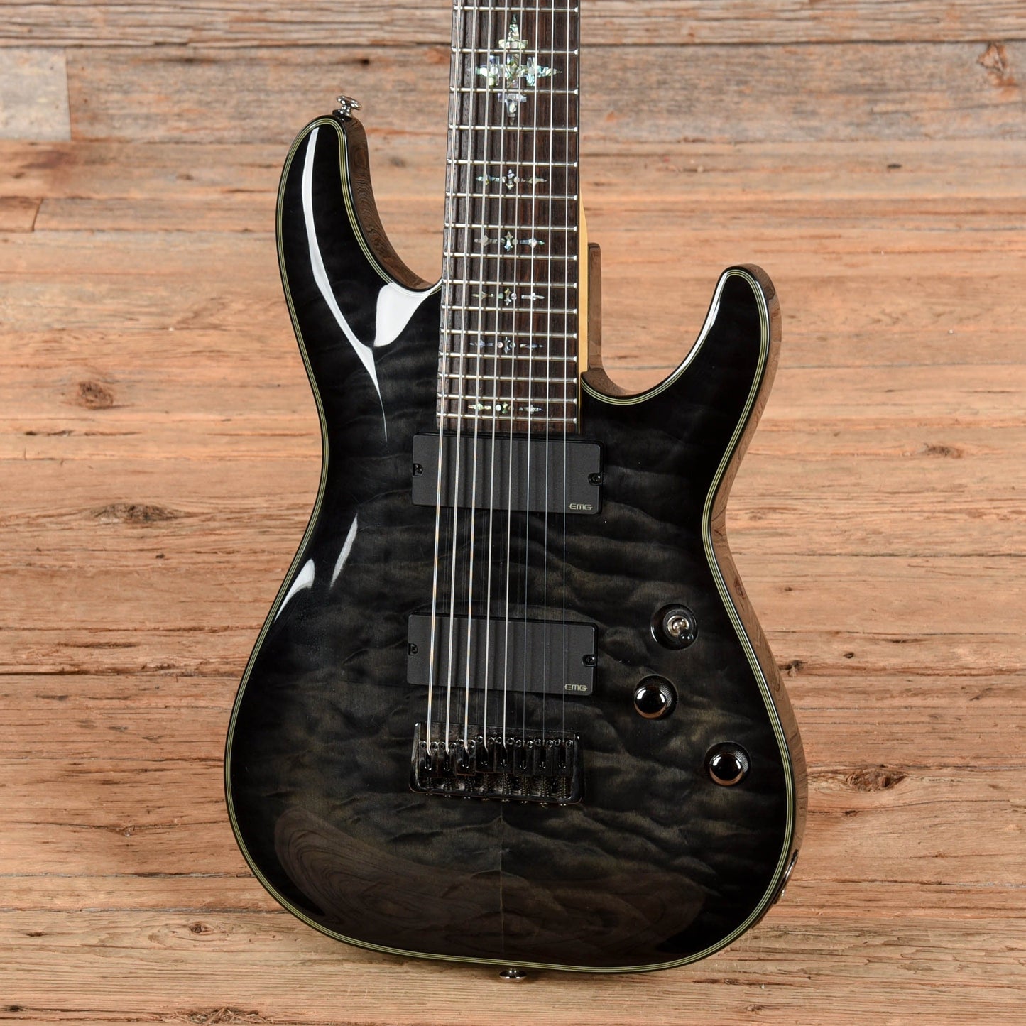 Schecter Diamond Series Damien Elite Trans-Black 2011