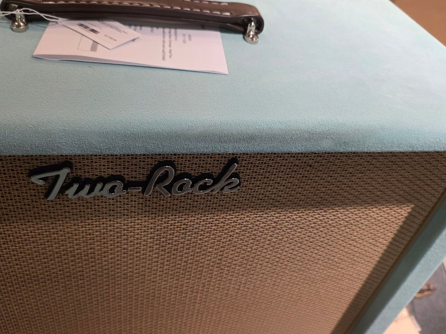 Two Rock 1x12 Cabinet Mint Suede w/ Cane Cloth