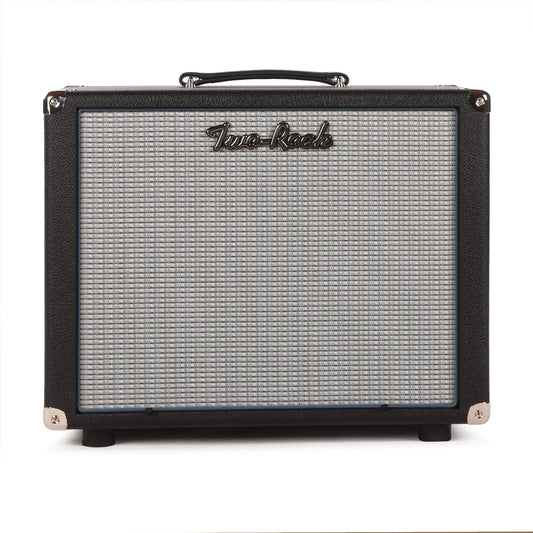 Two Rock 1x12 Small Ported Guitar Amp Cabinet Black Bronco w/ Blue Smoke Cloth