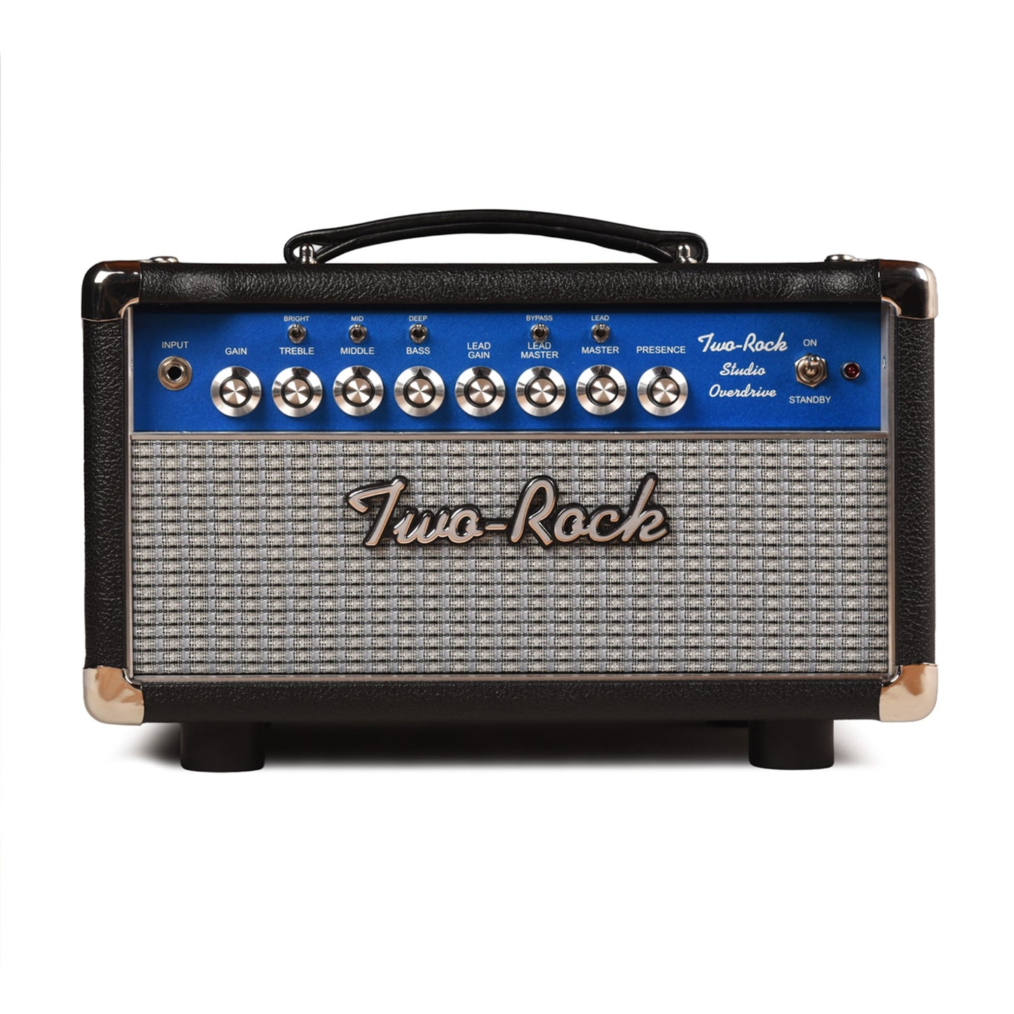 Two Rock Studio Overdrive 2-Channel Tube Amp Head Black Bronco w/ Blue Smoke Cloth