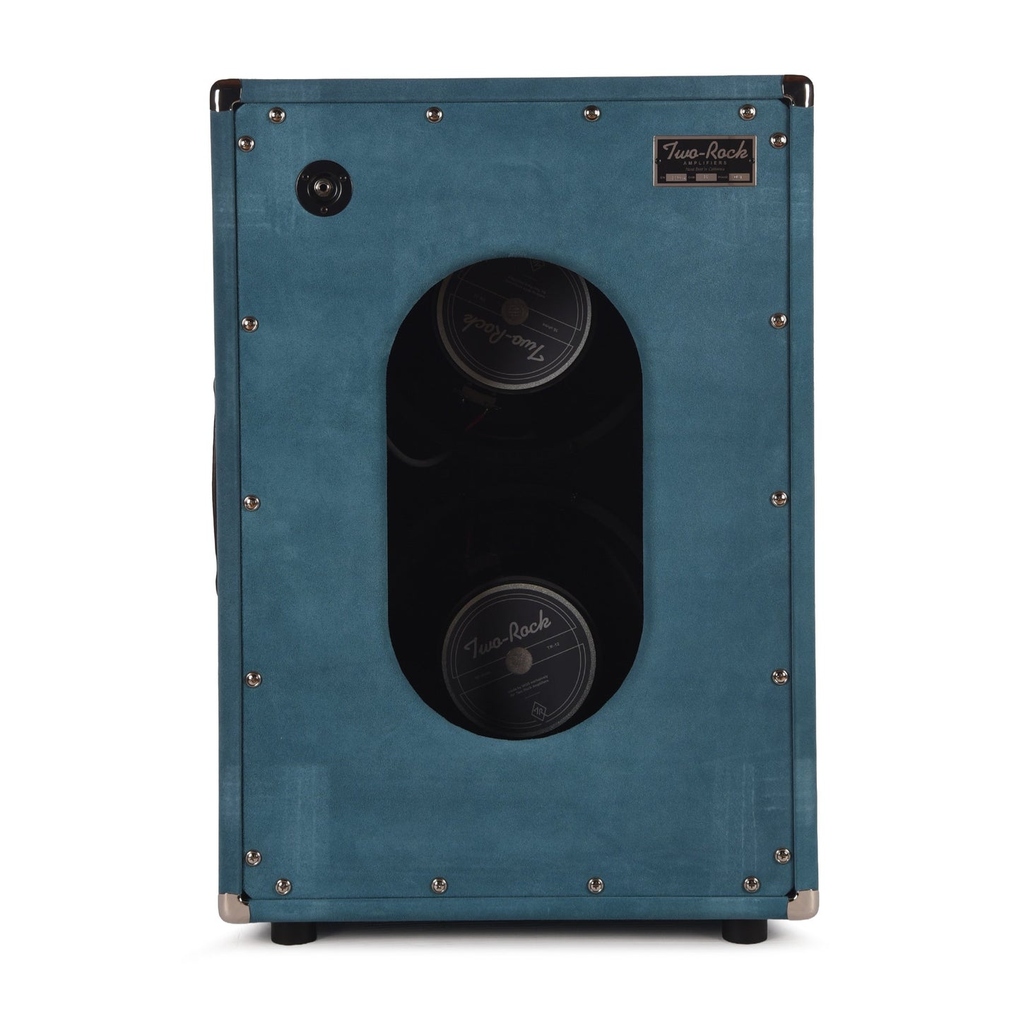 Two Rock 2x12 150w Vertical Cabinet w/Two-Rock 1265B Speaker Medium Blue Suede w/ Cane Cloth