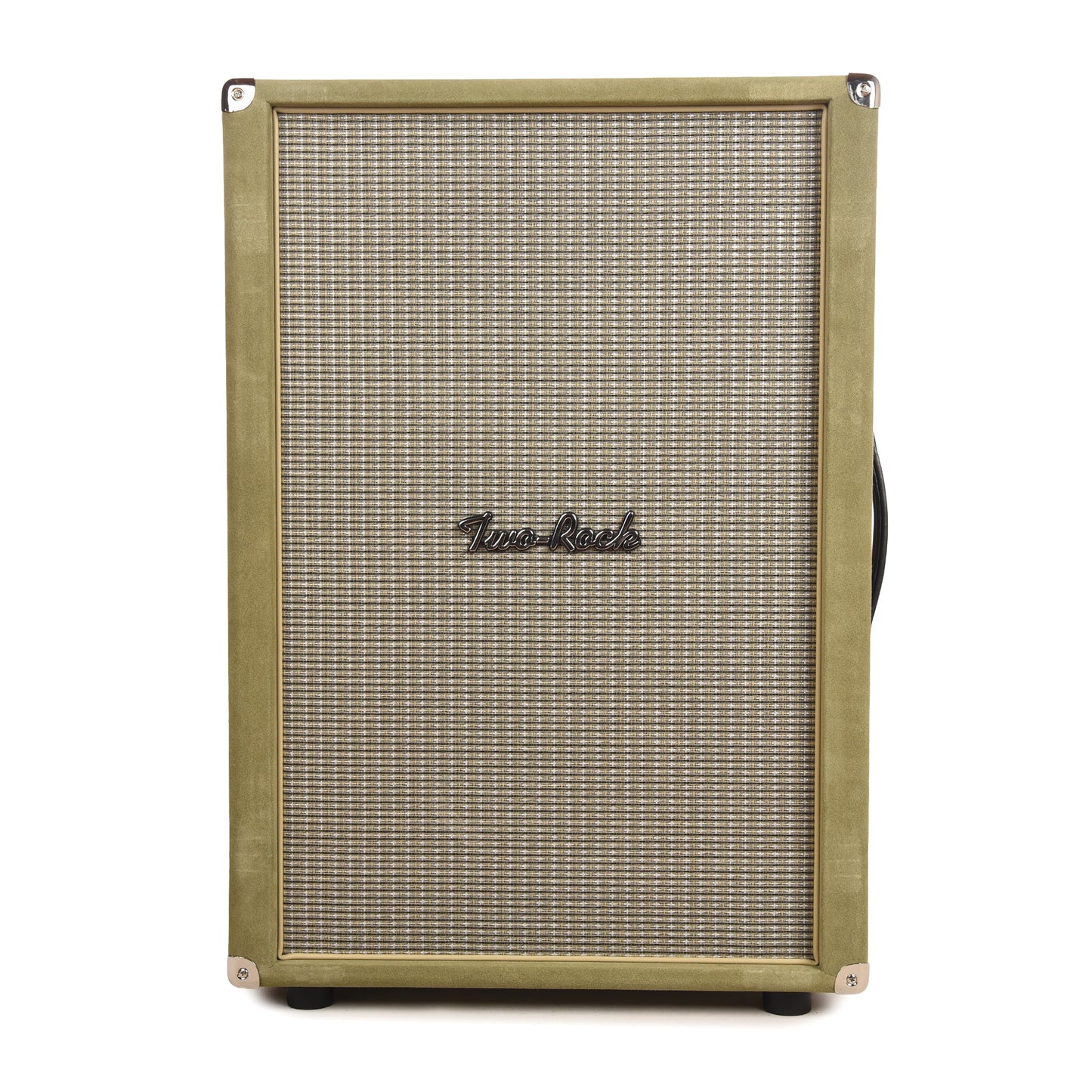 Two Rock 2x12 150w Vertical Cabinet w/Two-Rock 1265B Speaker Moss Suede w/ Beige Cloth