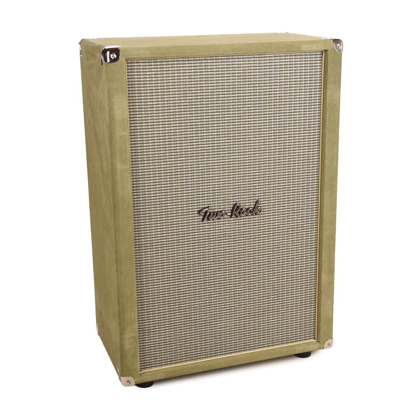 Two Rock 2x12 150w Vertical Cabinet w/Two-Rock 1265B Speaker Moss Suede w/ Beige Cloth