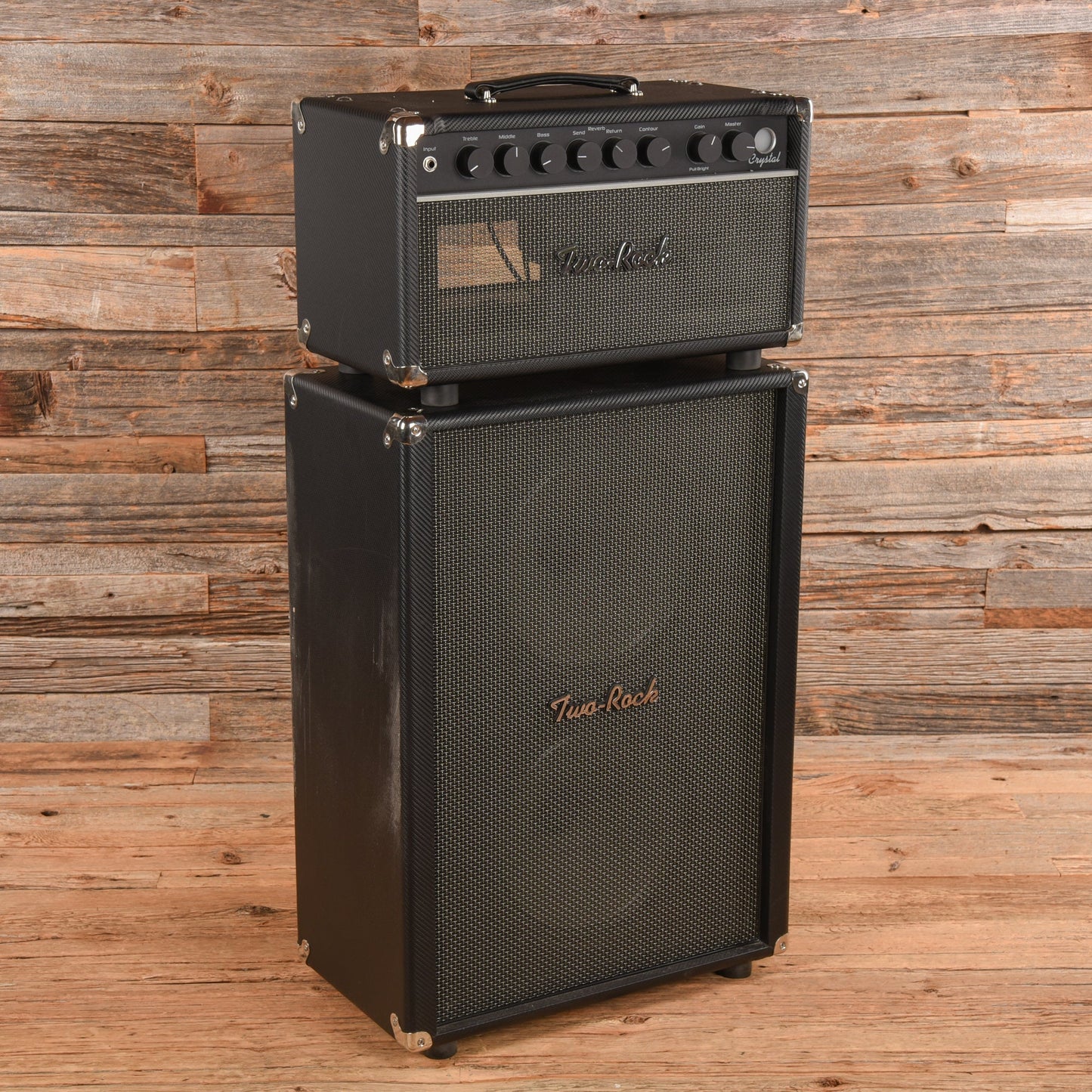 Two Rock Crystal 6L6 50-Watt Guitar Amp Head with Matching 2x12 Cabinet 2014