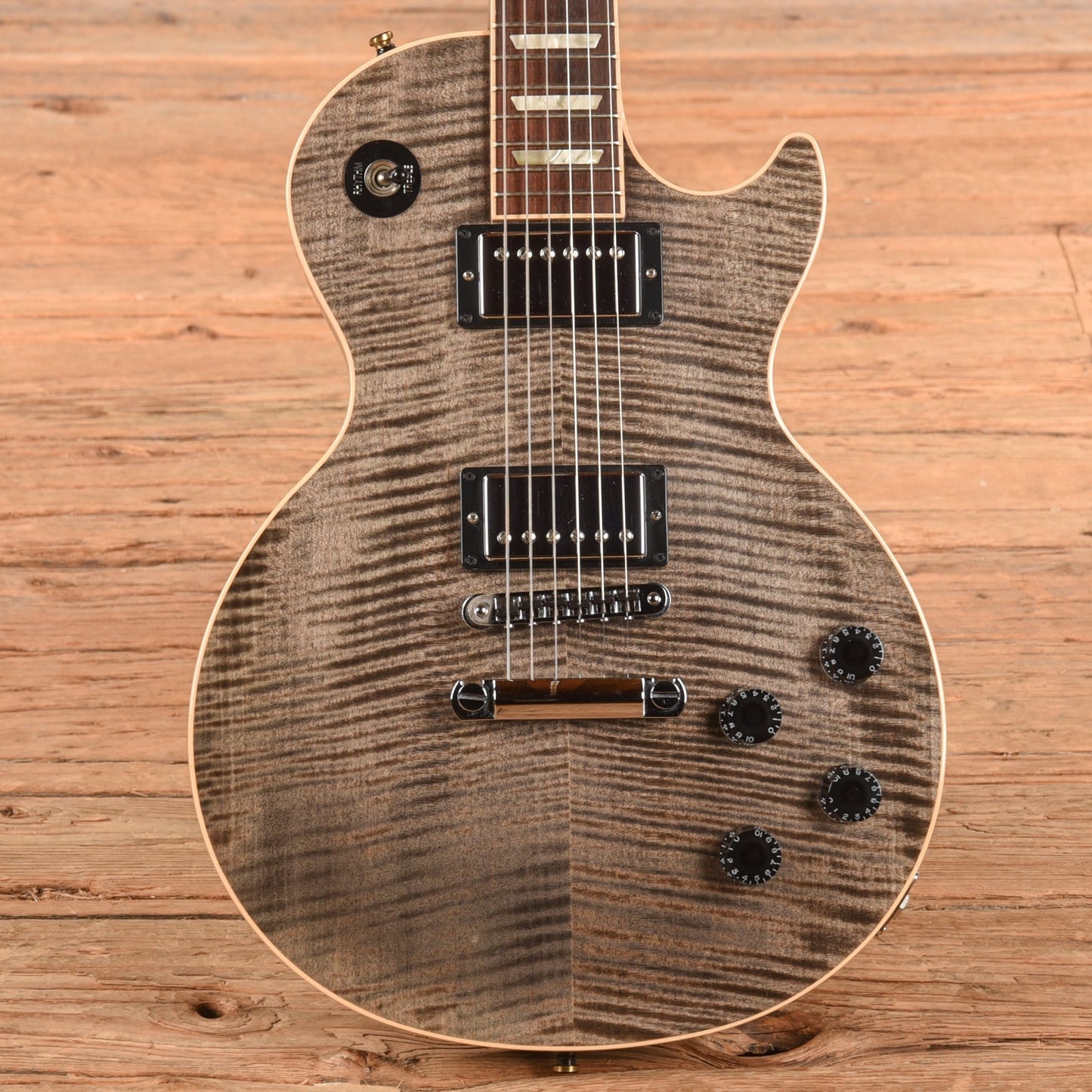 Gibson Chad Kroeger Signature Blackwater Les Paul Transparent Black 2010