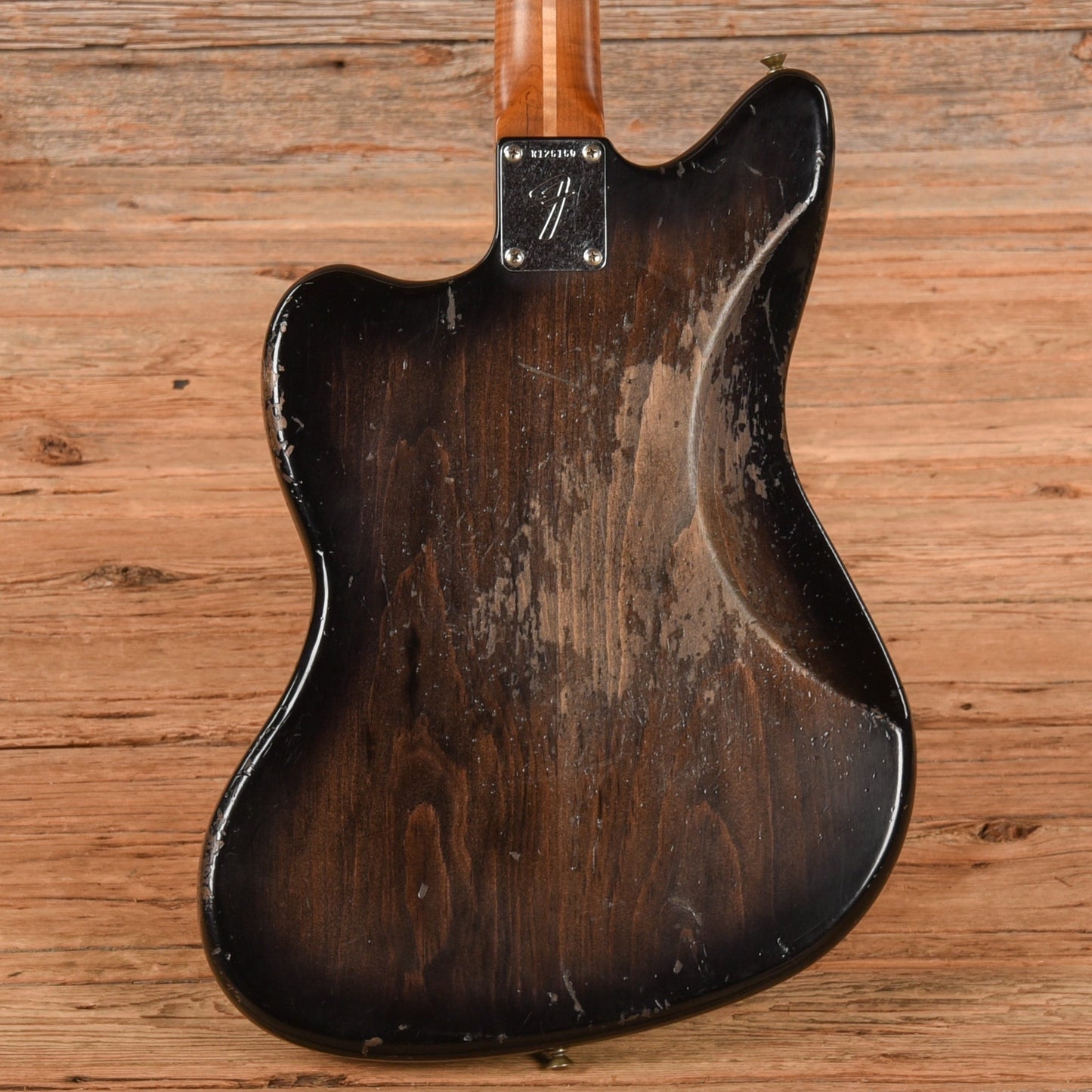 Fender Custom Shop '62 Pine Jazzmaster Heavy Relic Black 2024