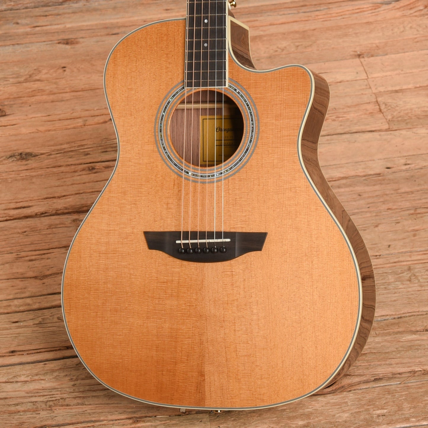Orangewood Cleo Grand Auditorium Cutaway Acoustic Guitar