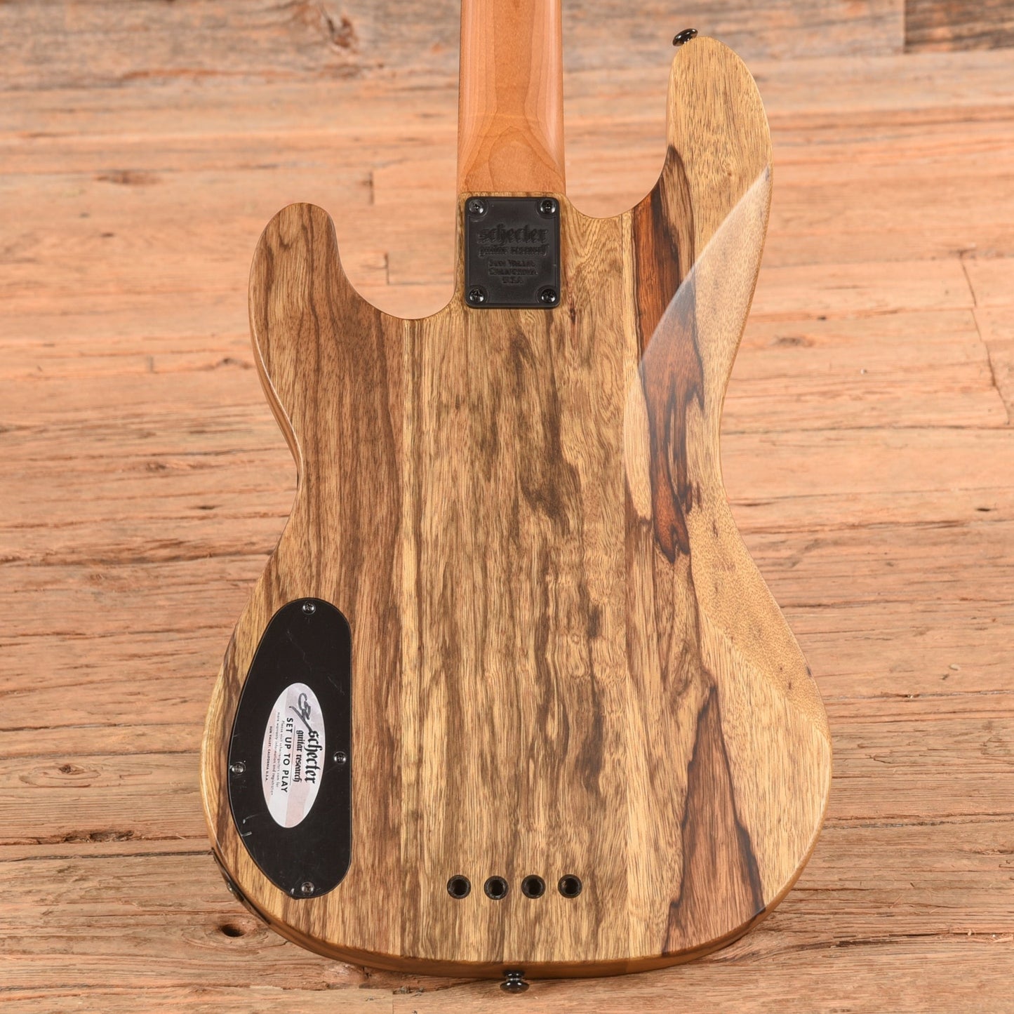 Schecter Model-T 4 Exotic Black Limba 2023