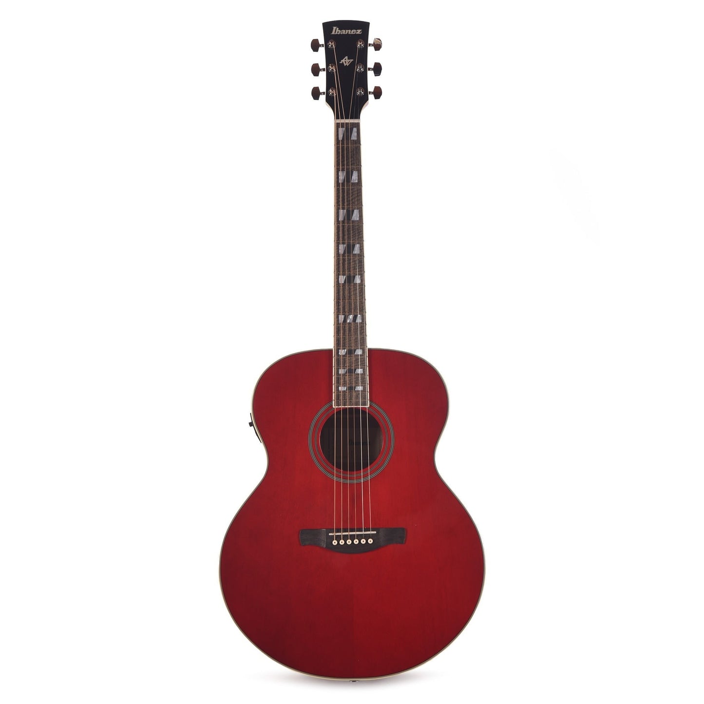 Ibanez AJ70M1EWR Jumbo Acoustic-Electric Guitar Wine Red High Gloss
