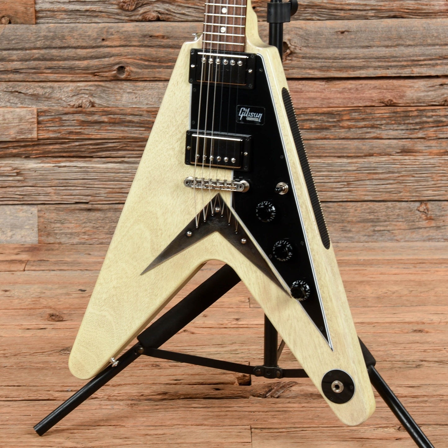 Gibson Flying V TV White - Dave Amato of REO Speedwagon