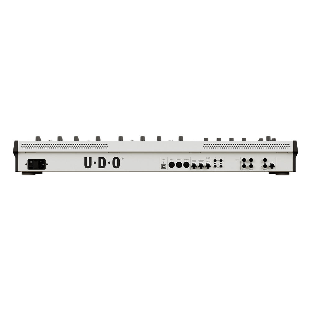 UDO DMNO 8-Voice Polyphonic Dual Module Binaural Analog Hybrid Synthesizer White Edition