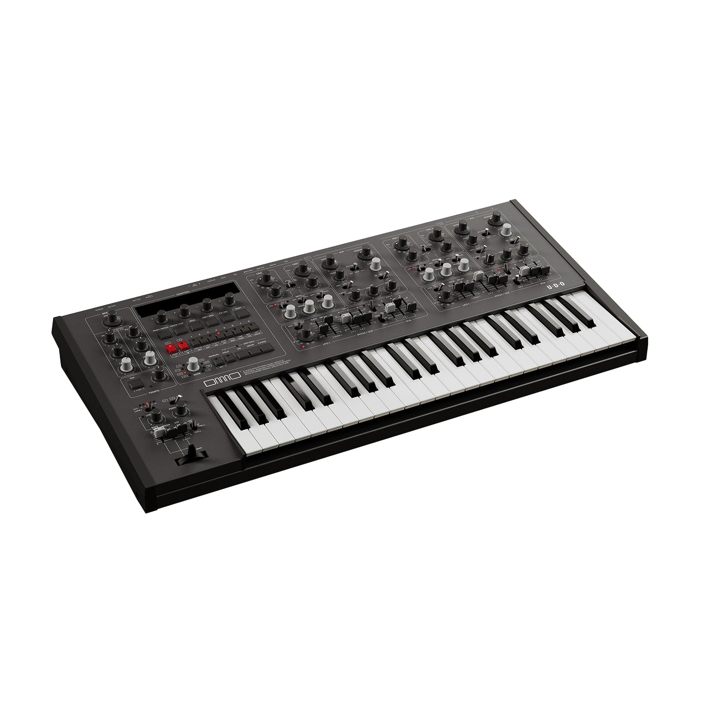 UDO DMNO 8-Voice Polyphonic Dual Module Binaural Analog Hybrid Synthesizer Black Edition