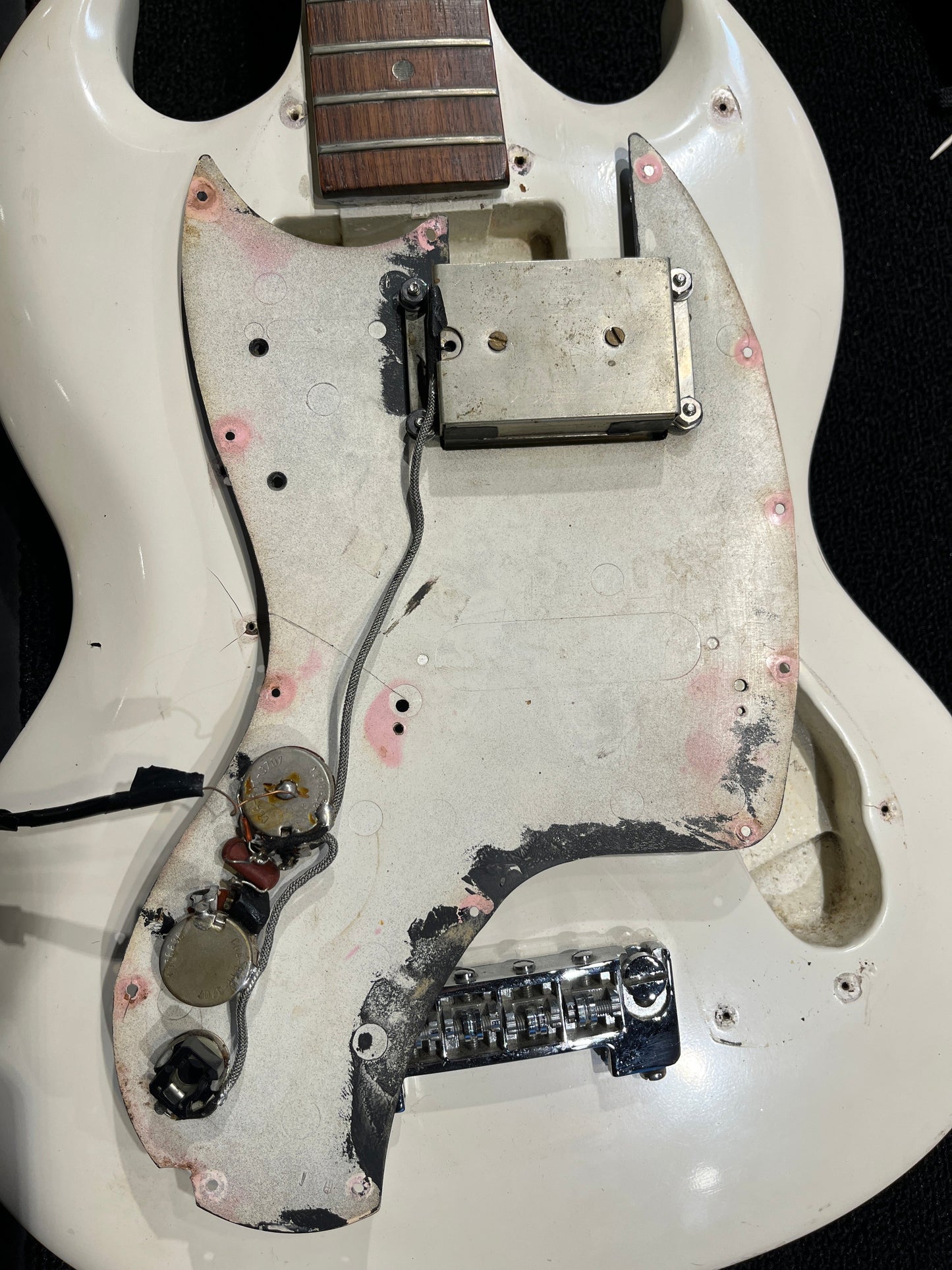 Gibson Melody Maker Bass White Refin 1966