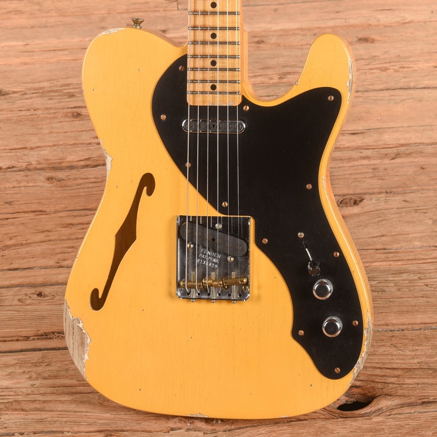 Fender Custom Shop LTD Nocaster Thinline Relic Butterscotch Blonde 2024