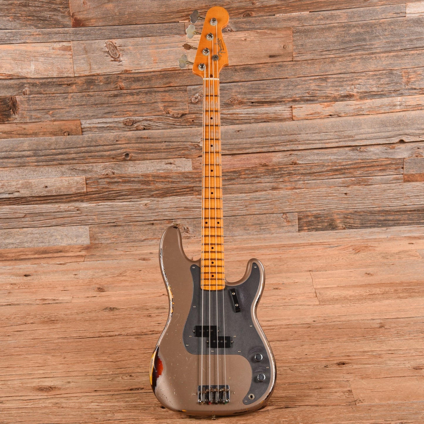 Fender Custom Shop '58 Precision Bass Relic Shoreline Gold 2023