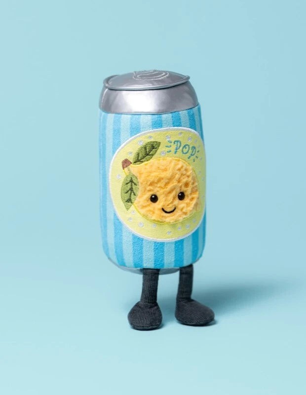 Jellycat Amuseables Jesse Can of Pop Plush 檸檬汽水罐