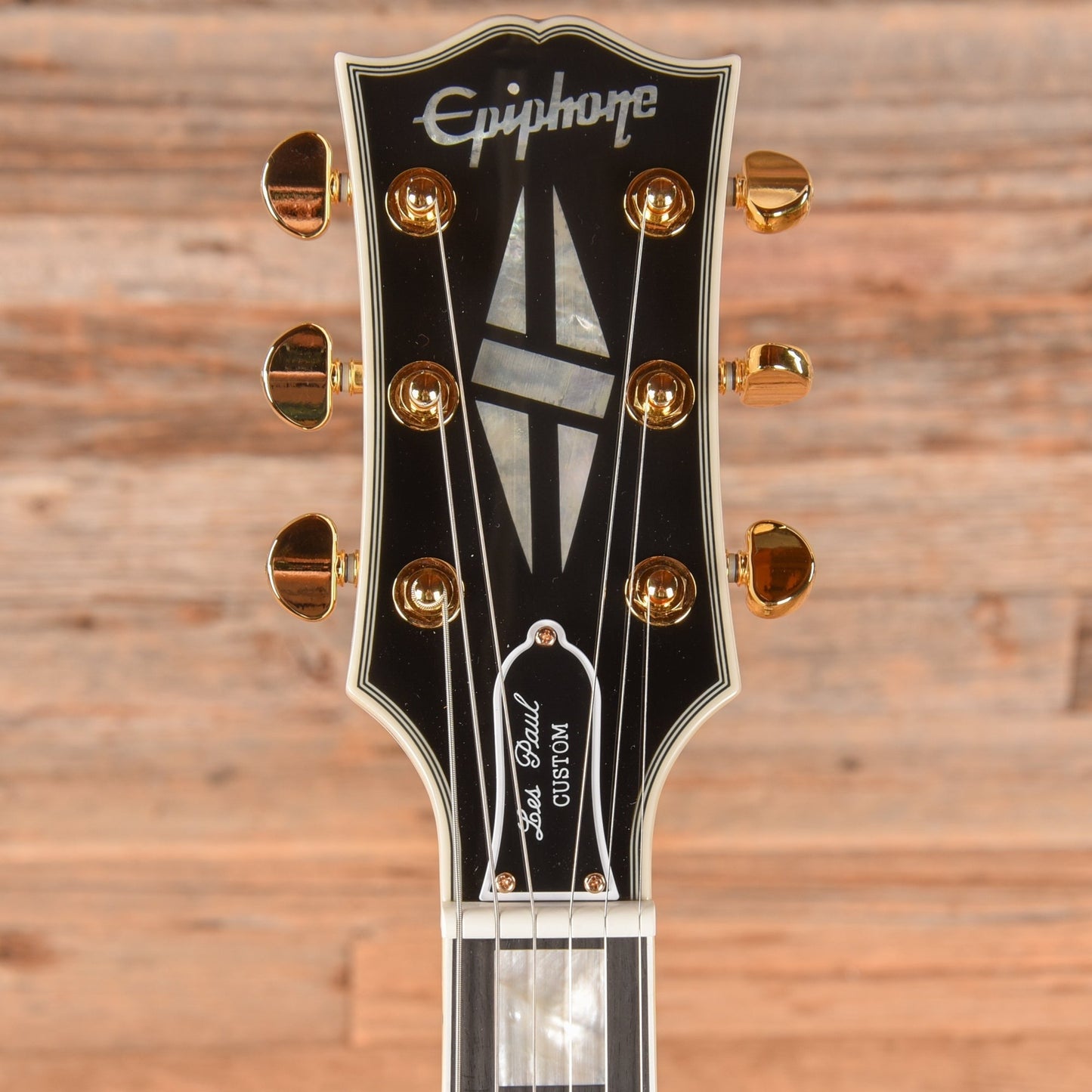 Epiphone "Inspired by Gibson Custom" Les Paul Custom Alpine White 2025
