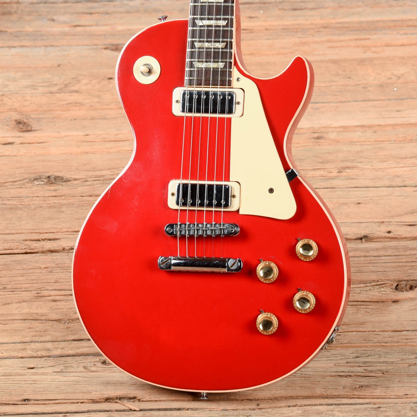 Gibson Les Paul Deluxe Red Refin 1975