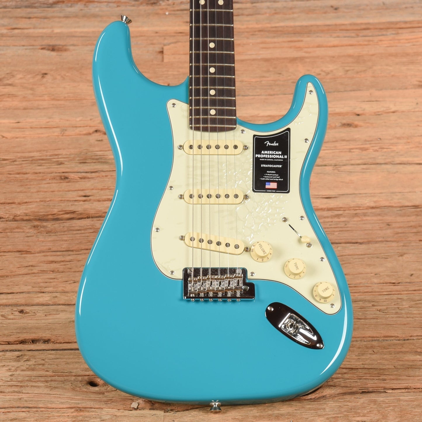 Fender American Professional II Stratocaster Miami Blue 2020