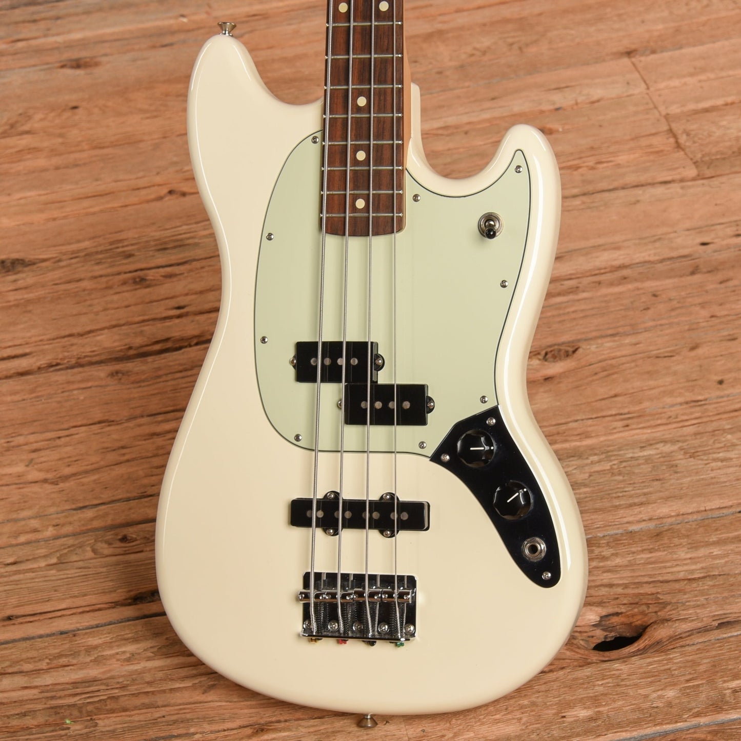 Fender Player Mustang Bass PJ Olympic White 2016