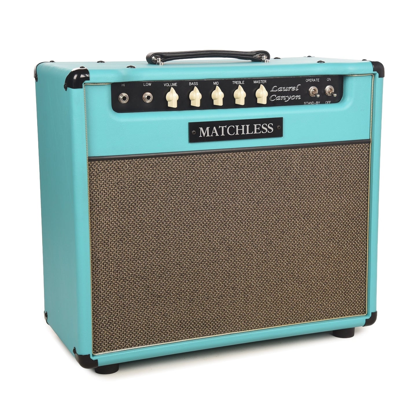 Matchless Laurel Canyon 20W 1x12" Combo Turquoise w/ Gold Grille