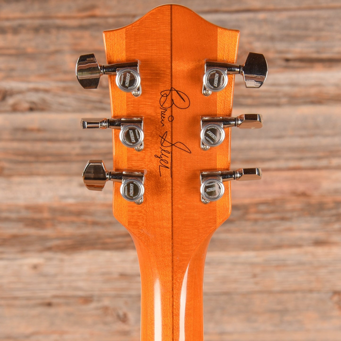 Gretsch G6120T-BSSMK Brian Setzer Signature Nashville '59 "Smoke" Orange 2025