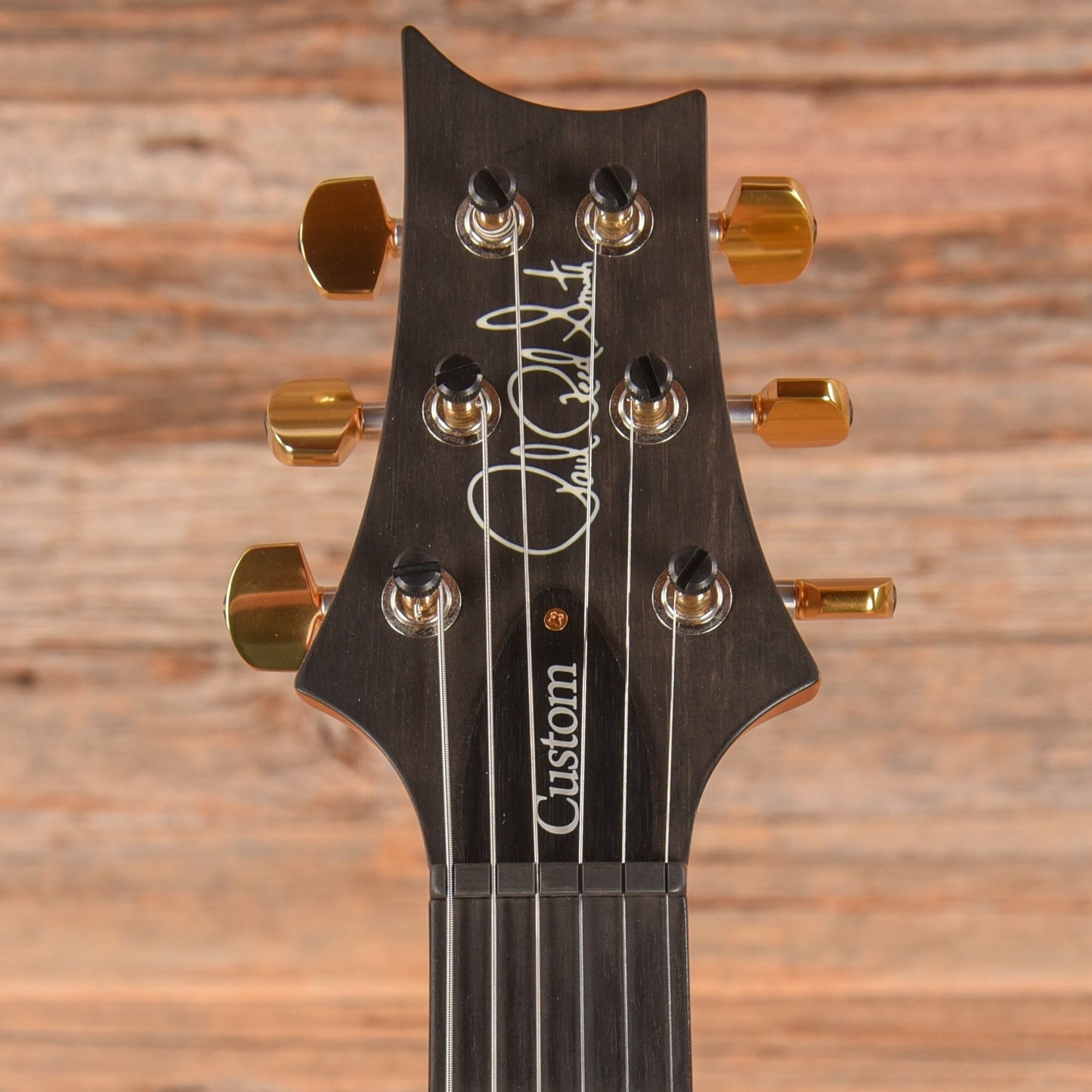 PRS Wood Library Custom 24 Fatback 10-Top Slate Blue Satin 2016
