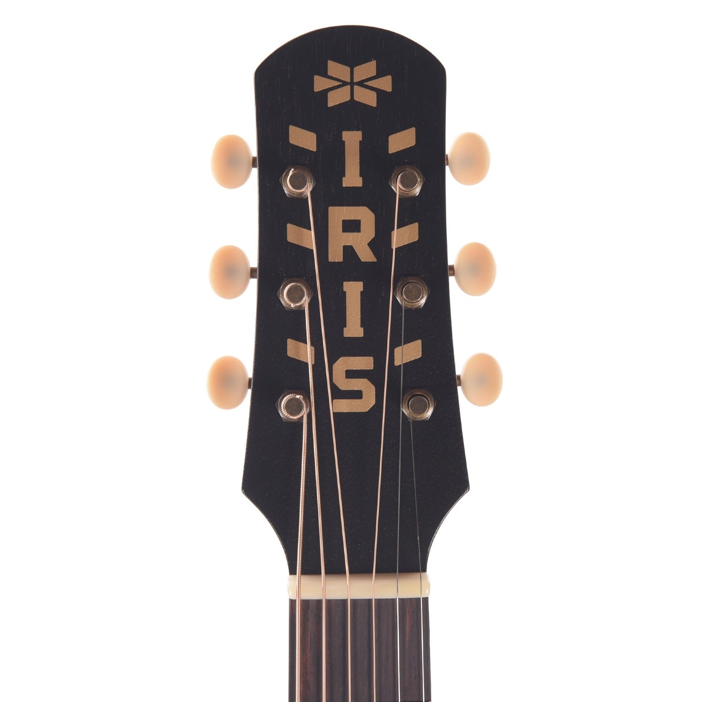 Iris MS-00 Sitka/Mahogany Black Top w/Ivoroid Pickguard