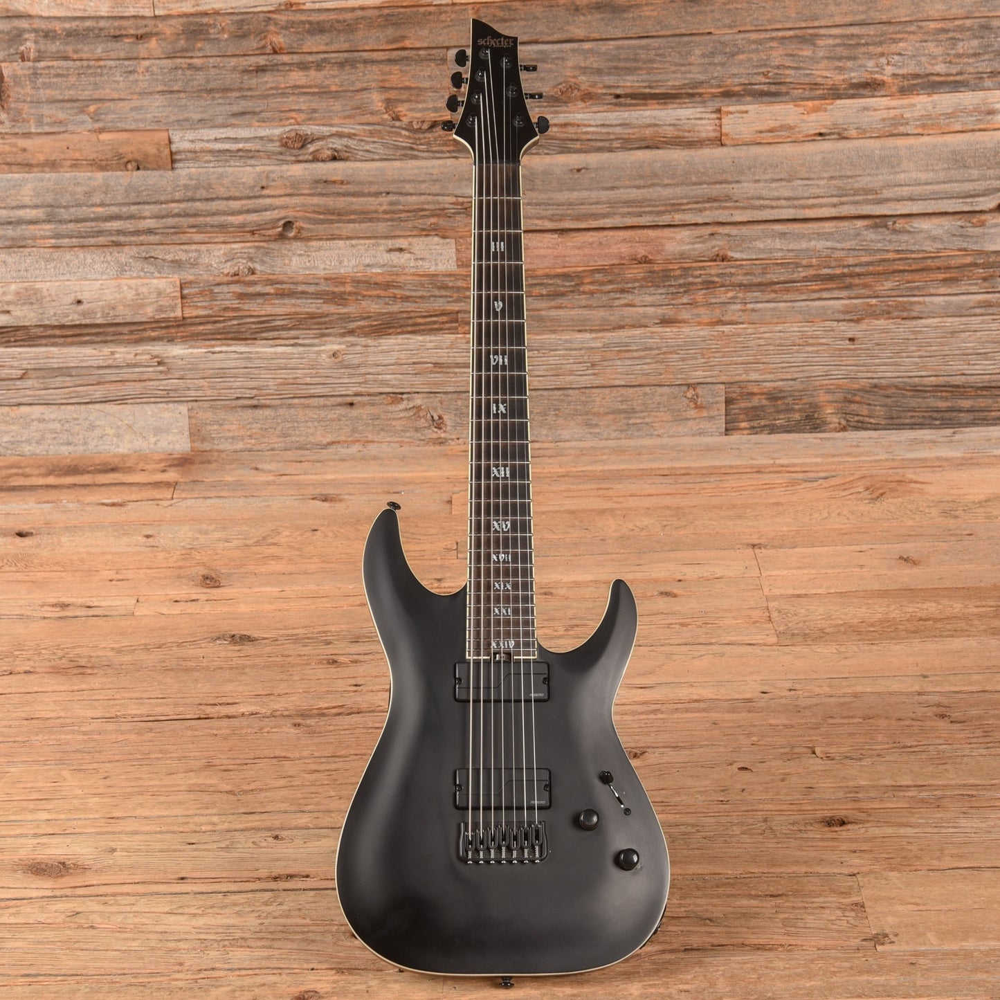 Schecter C-7 SLS Evil Twin Black 2023