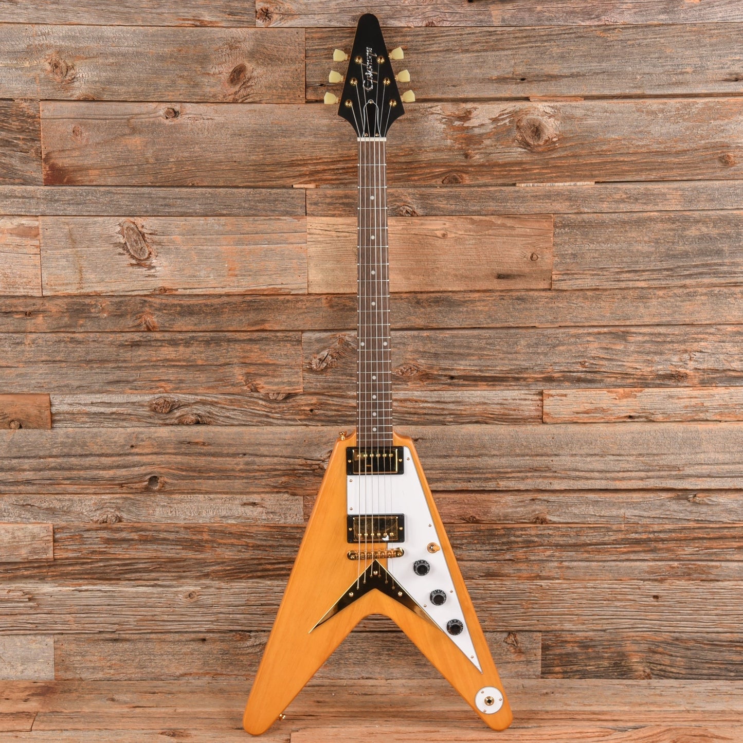 Epiphone Inspired by Gibson Custom '58 Flying V Aged Natural 2023