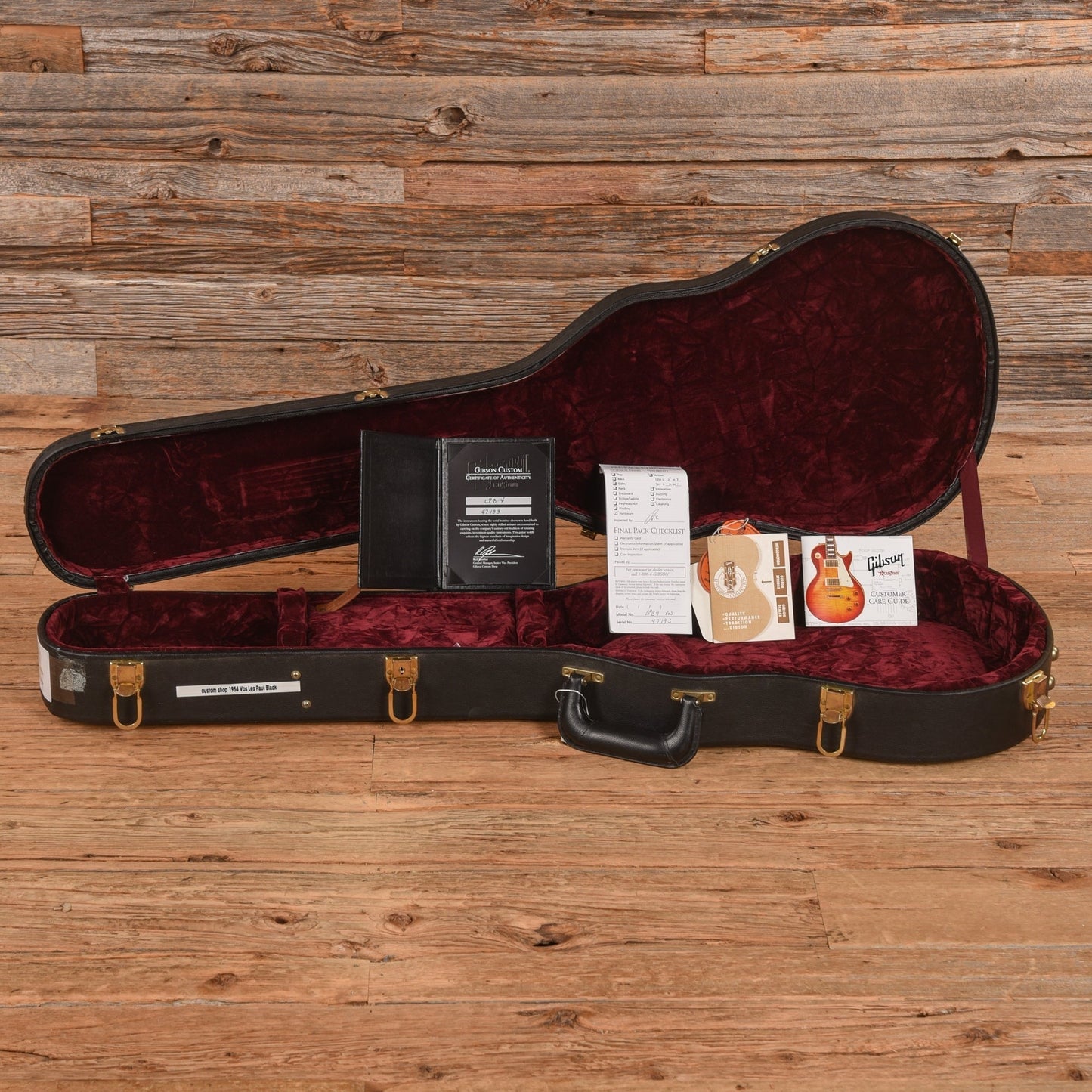 Gibson Custom '54 Les Paul Custom VOS Ebony 2007