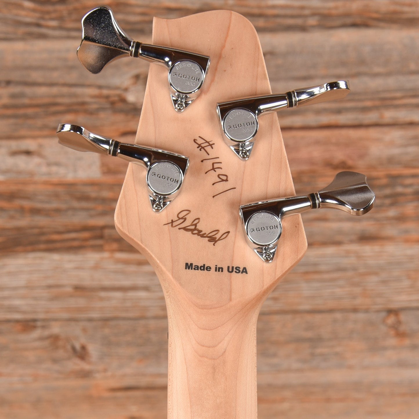 G.Gould Short Scale Bass Red