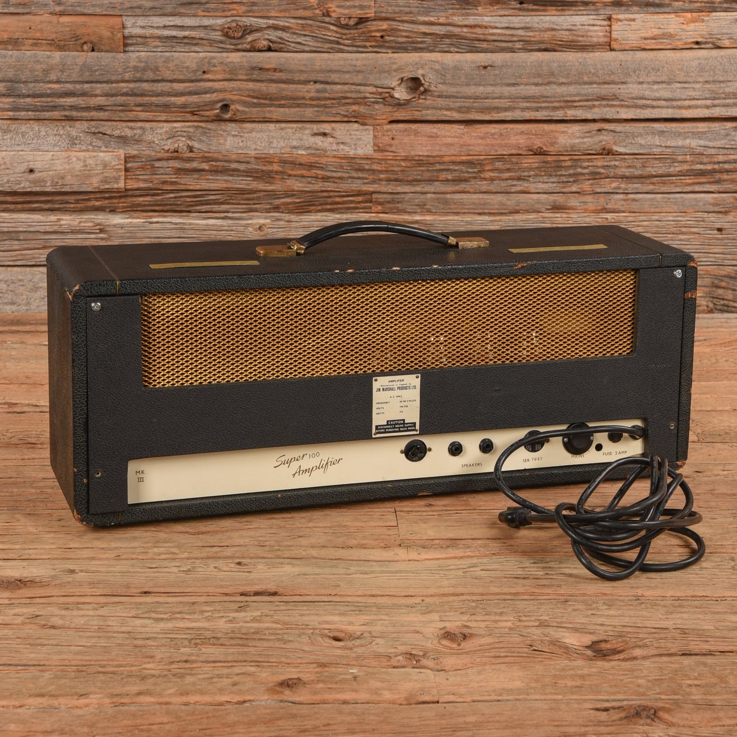 Marshall 1966 JTM-45 100 Watt Head - Dave Amato of REO Speedwagon